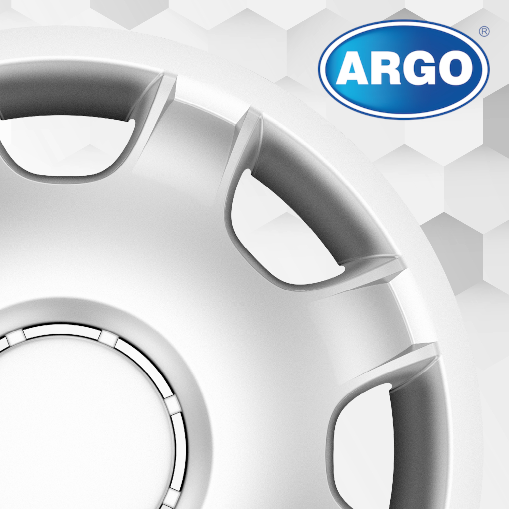 ARGO 14 SPEED Copricerchi 14 Inch 4 Serie / Kit argento 14 SPEED