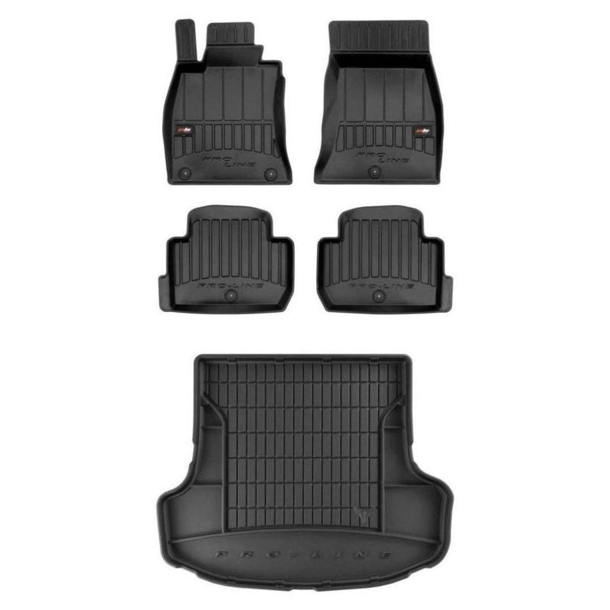 Frogum TPE Pro-Line Tappetini+Portabagagli Set per Kia Stinger 2017-2023 TPE set