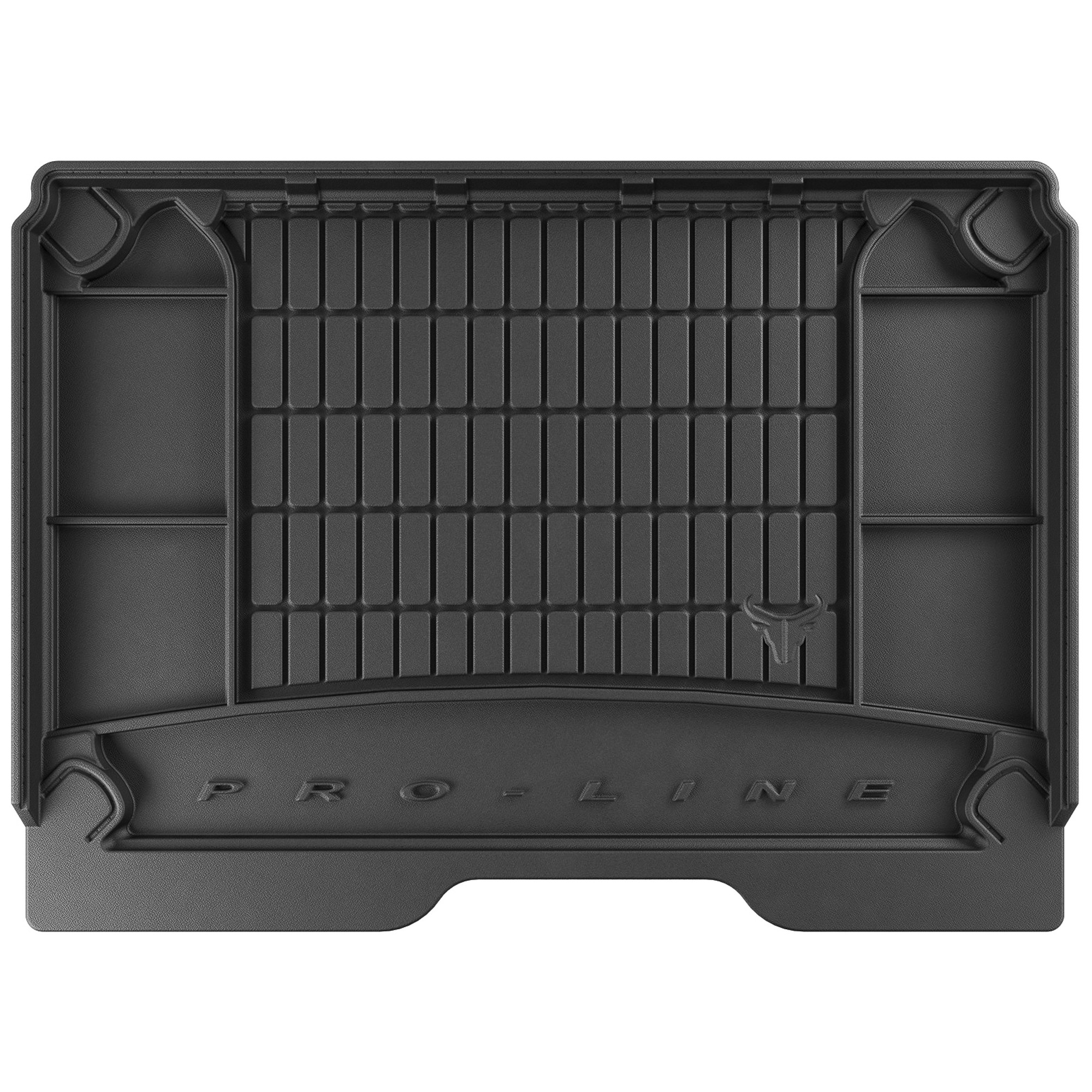 FROGUM Tappetini Auto In Gomma TPE Su Misura Per Citroën Berlingo II (2008-2018) Con Vasca Bagagliaio, Bordi Alti 7 Cm, Set Completo - 2